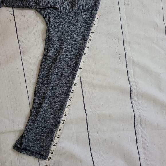 Elan Size EST L Open Back Off Shoulder Grey White Blended Sweater Casual - Picture 7 of 8